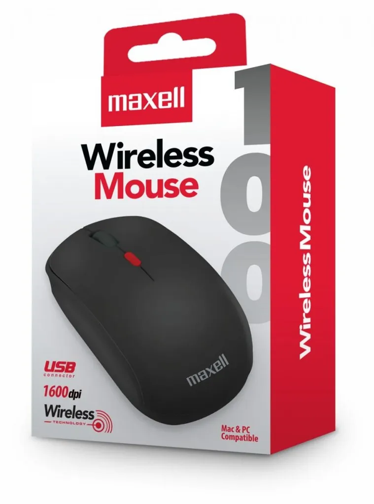 imagen 1: MOUSE MAXELL MOWL-100 NEGRO