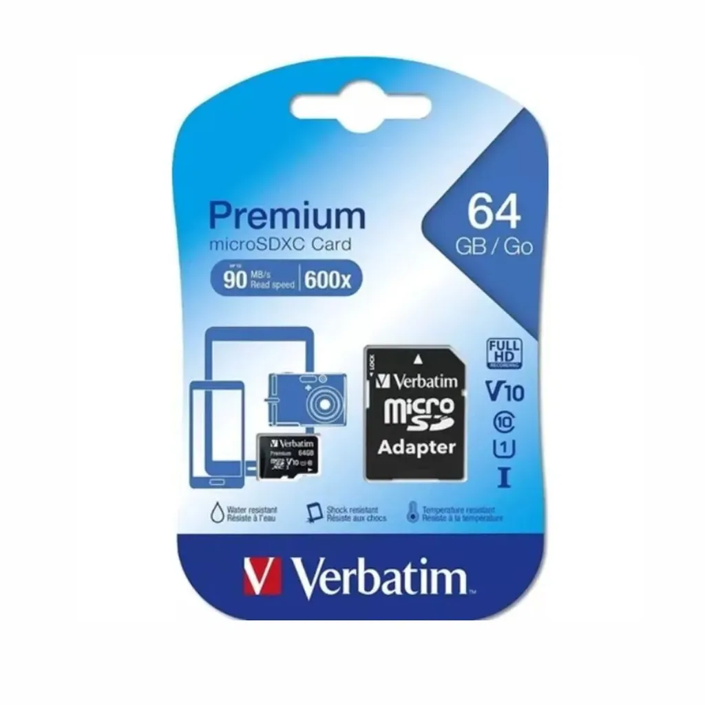 imagen 1: MICRO SD VERBATIM 44084 SDXC 64GB C10